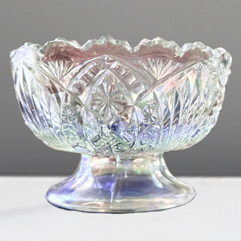 Iridescent Crystal Candy Bowl